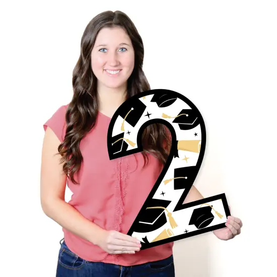 Big Dot of Happiness Hello College 2025 Graduation Party Yard Signs - Outdoor Lawn Decorations - 2025 {7}