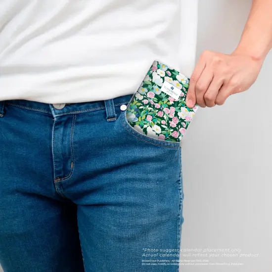 House of Turnowsky OFFICIAL | 2026-2027 3.5 x 6.5 Inch Two Year Monthly Pocket Planner Calendar | Foil Stamped Cover {5}