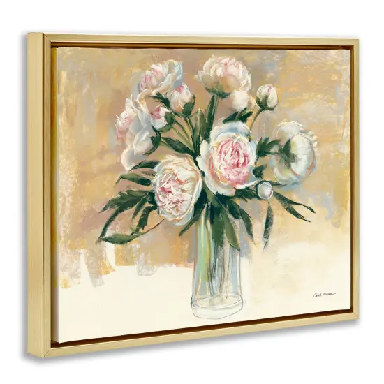 Stupell Industries Contemporary Peony Bouquet Floating Frame By Carol Rowan {3}
