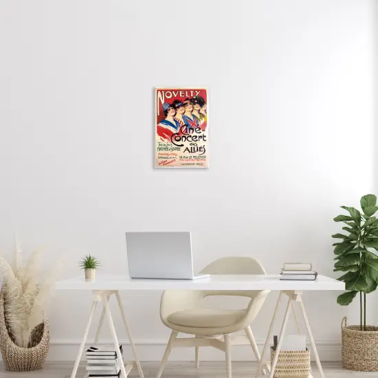 Stupell Industries Vintage Novelty Concert Wall Plaque Design by Marcus Jules {2}