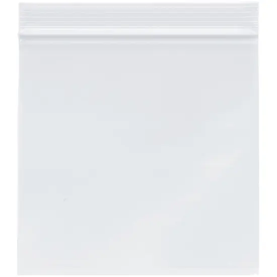 Plymor 6" x 6", 4 Mil Heavy Duty Zipper Reclosable Plastic Bags {1}