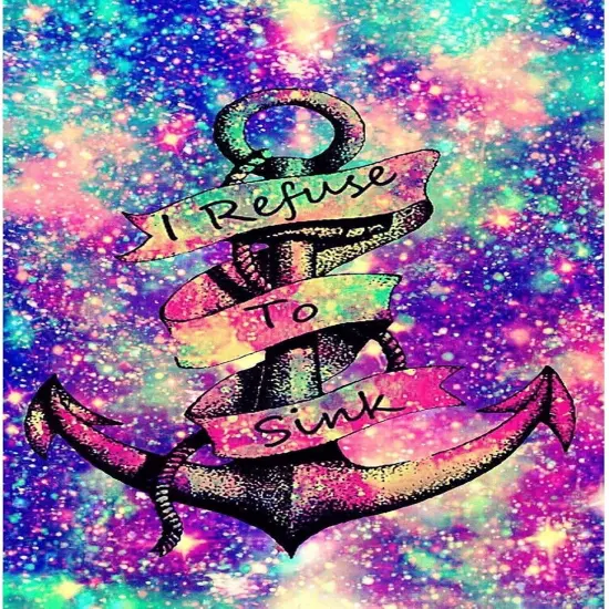 Diamond Painting Kits for Adults 5D（I Refuse to Sink） {1}