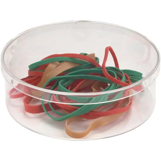 Pioneer Plastics 058C Clear Round Plastic Container, 4.375" W x 1.4375" H {3}