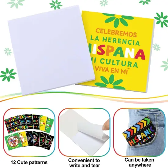 48pcs Hispanic Heritage Month Notepads {2}