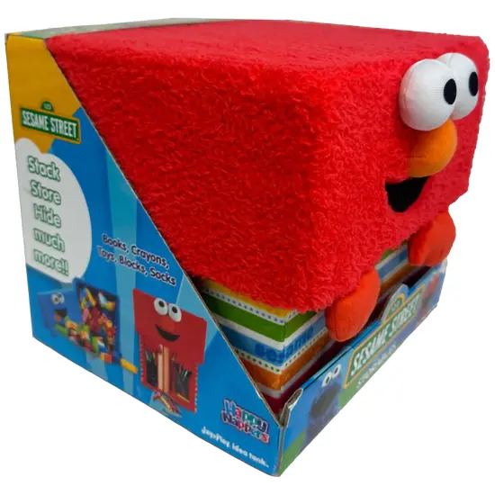 Sesame Street: Storables 8" Box - Elmo - Red Character Themed Bin, Fabric Storage Container, Opening Top Lid, Holds Toys, Books & More, Licensed {3}