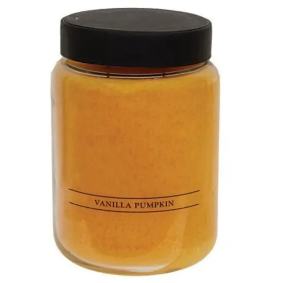 Vanilla Pumpkin Jar Candle &ndash; Hand-Poured, 120-140 Hours Burn Time, Lead-Free Wicks {1}
