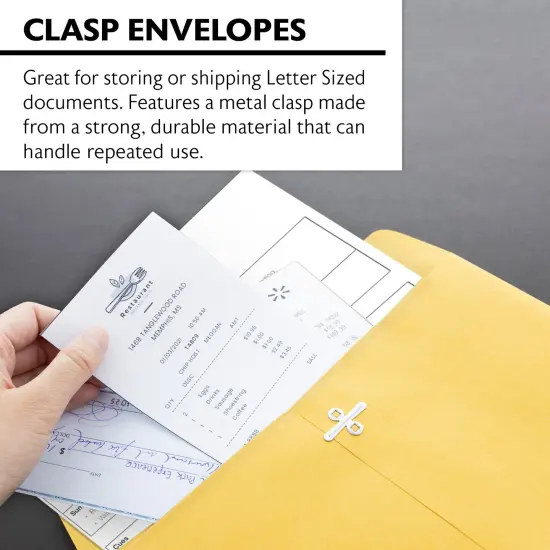 BAZIC Clasp Envelope 10" X 13" (100/Pack) {3}
