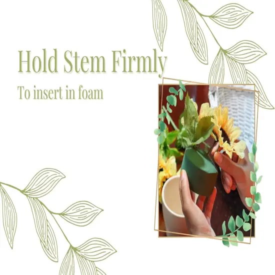 Pack of 6 Round Floral Foam Blocks for Fresh and Artificial Flowers {3}