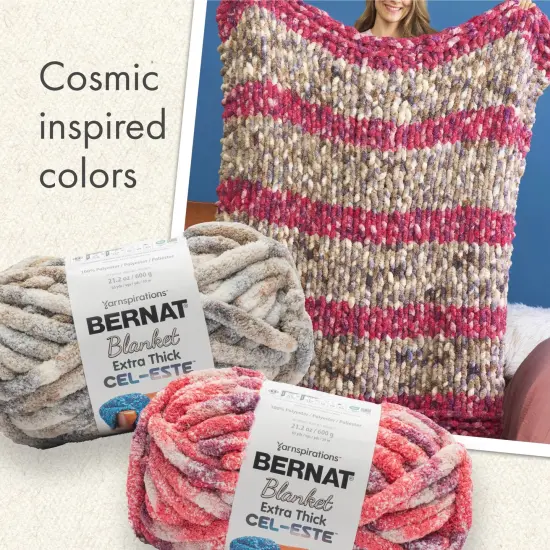 Bernat Blanket Extra Thick Cel-Este 12 pack-Comet Gold {7}