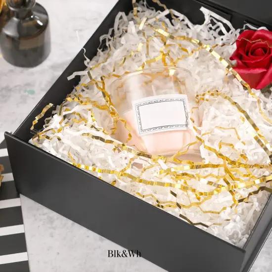 6 Collapsible Groomsman Gift Boxes with Magnetic Lids, 7.5x7.5x3 Inches (Matte Black) {2}