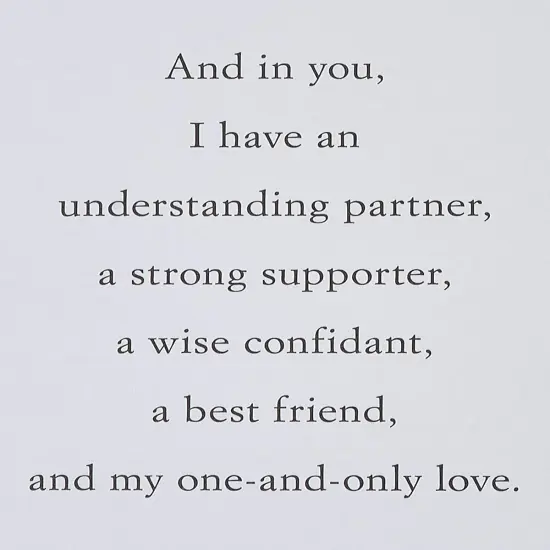 Romantic Anniversary Card (Greatest Gift) {3}