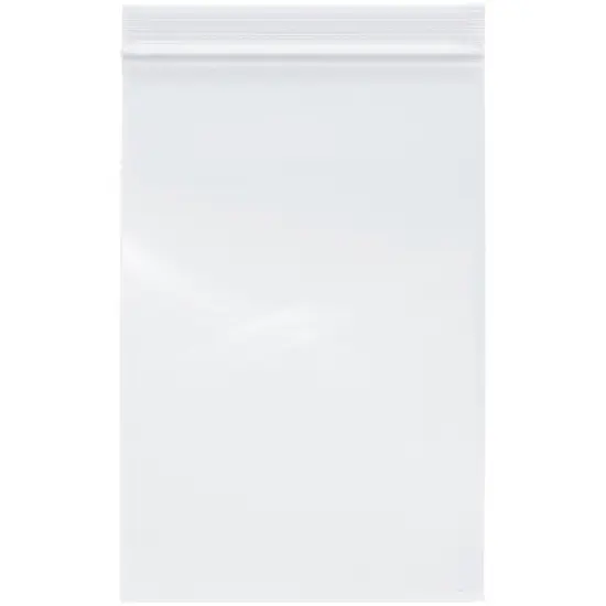 Plymor 6" x 9", 4 Mil Heavy Duty Zipper Reclosable Plastic Bags {1}