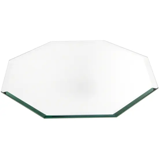 Plymor 12" Octagon, 5mm Thick Beveled Glass Mirror {1}