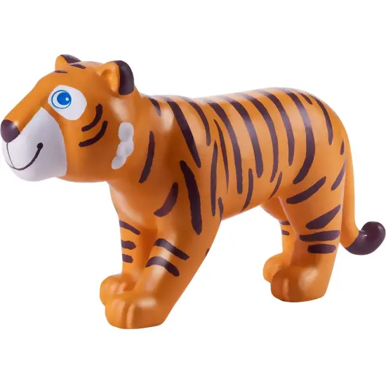 HABA Little Friends Tiger - 4" Chunky Plastic Zoo Animal Toy Figure Multicolor {3}