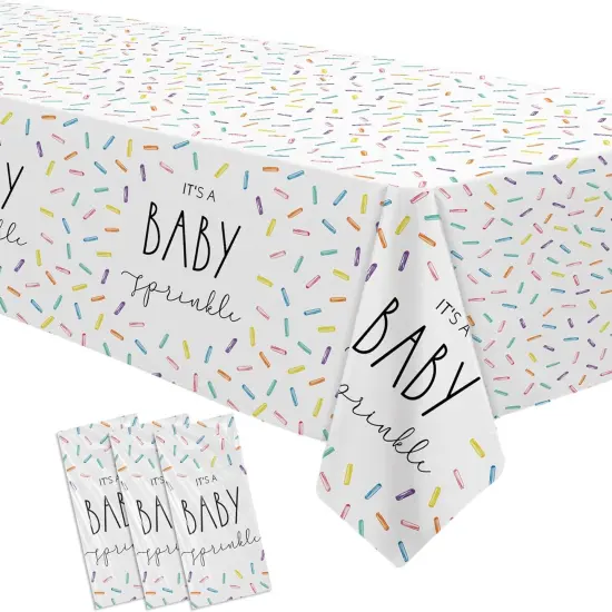 Sprinkle Baby Shower Decorations Tablecloth {1}