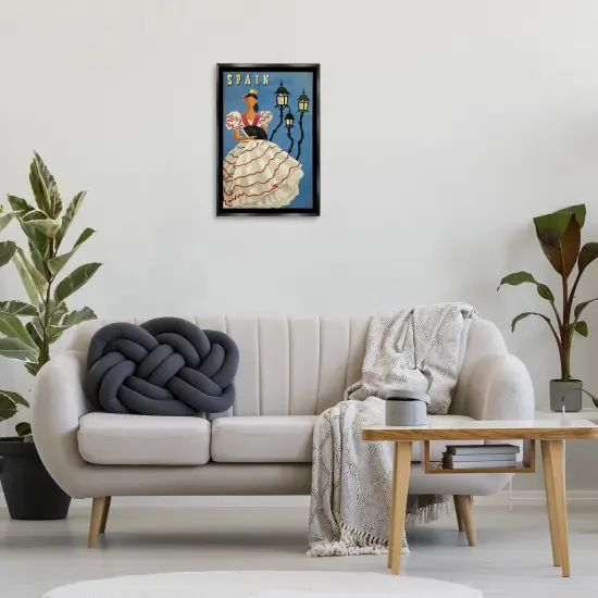 Stupell Industries Spain Woman Portrait Poster Floating Frame By Marcus Jules {8}