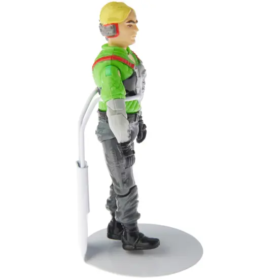 Plymor DSP-20W White Adjustable Action Figure Stand, fits 3.75 and 4 inch Action Figures, Waist is 0.75" - 1" wide, 2.5" -3" around {4}