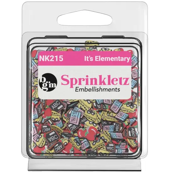 Buttons Galore Sprinkletz Embellishments 12g-It's Elementary {1}
