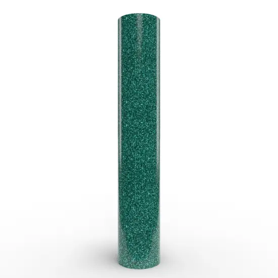 Siser&reg; Glitter Heat Transfer Vinyl, 11.8" x 60" Emerald {1}