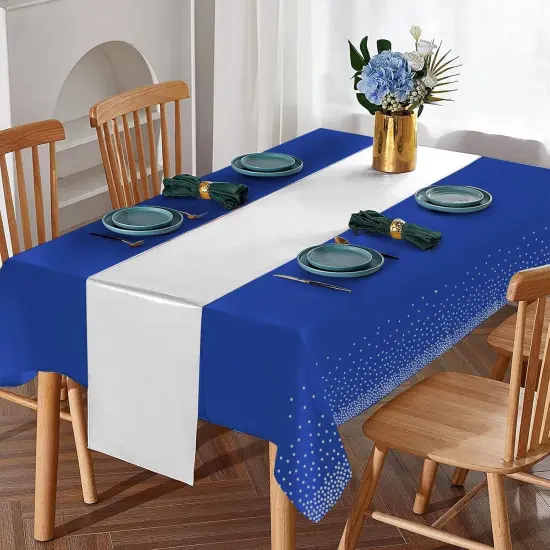 8Pack Disposable Plastic Tablecloths {3}