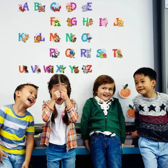 Colorful Alphabet Wall Decals {3}