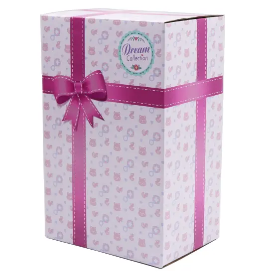 Dream Collection: 12" Baby Doll Backpack Set - Rainbow & Bunny - Change Of Outfit & 10 Accessories, Pretend Play, Kids Ages 2+ {7}