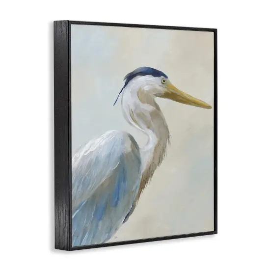 Stupell Industries Heron Looking Right Portrait Framed Giclee By Nan {9}