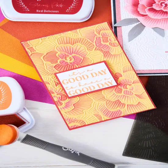 Sizzix 3D Textured Impressions Emboss Folder By Stacey Park-Sunday In The Park, Cosmopolitan {5}