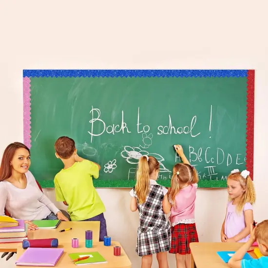 16 Rolls 263 ft Bulletin Board Borders (Cute Color) {3}