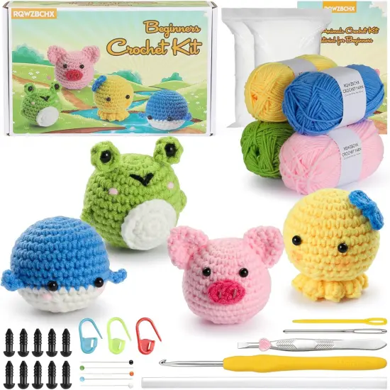 Animals Beginners Crochet Kits {1}