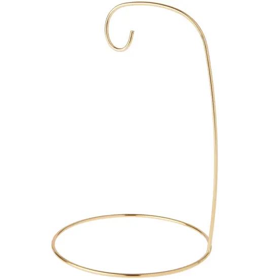 Bard's Gold-toned Ornament Stand, 8" H x 5.25" W x 5.25" D {1}
