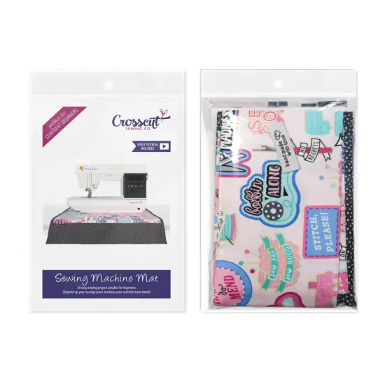 Crosscut Sewing Co.® Sewing Machine Mat Sewing Project Kit for Beginners with Fabric, Instructions and Video Sew cool {2}