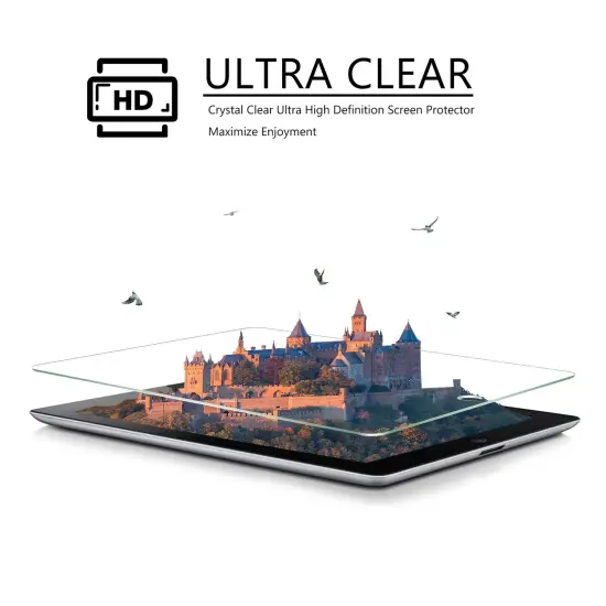 2 Pack Tempered Glass Screen Protector 9.7 inch for iPad 2/3/4 Generation, Anti-Scratch Clear {4}