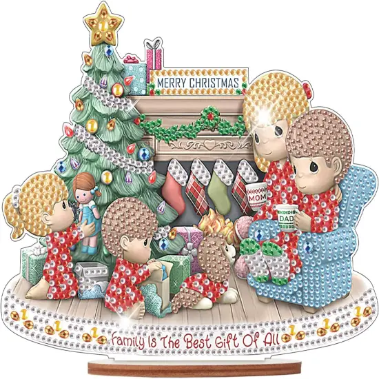 DIY Christmas Diamond Art Painting Tabletop decoration {1}