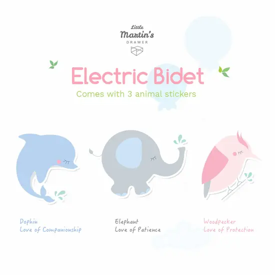 Little Martin's: Portable Electric Travel Bidet - Pink -Water Cleanser Tool, Baby-Adult-Senior-Mothers-Pregnancy, 2 Pressure Mode, Rotating Spray Head {7}