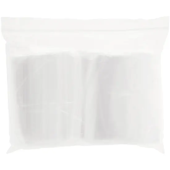 Plymor 3.5" x 4", 2 Mil Zipper Reclosable Plastic Bags {4}