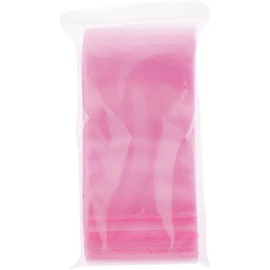 Plymor 5" x 8" (Pack of 100), 4 Mil Heavy Duty Anti-Static Zipper Reclosable Plastic Bags {4}