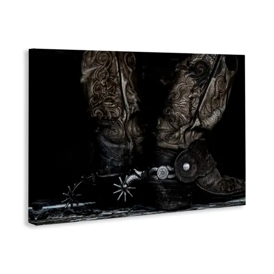 Stupell Industries Cowboy Boots with Spurs Canvas By PHBurchett {3}