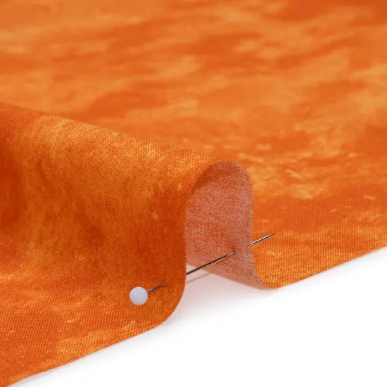 1 Yard Tangerine Tango Quilting Cotton Fabric Toscana Collection Abstract Print 44 inch Width {2}