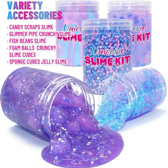 Unicorn Slime Kit for Girls {2}
