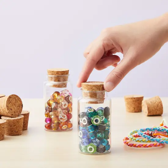 20 Pack Size 16 Large Tapered Corks for Crafts, DIY Art Projects, Stoppers for Wine, Beer Bottles (1.34 x 1 x 1.1 In) Brown {2}