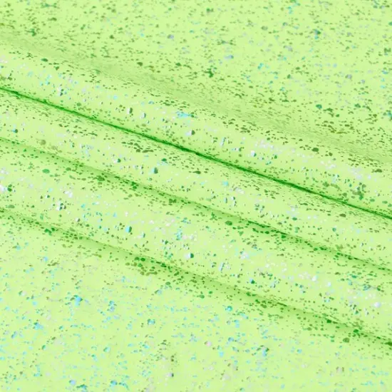 Robins Egg Speckle Spandex Fabric Mint {4}