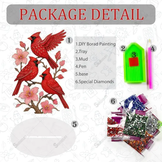 Diamonds Painting Bird Kit for Adults {4}