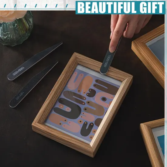 Honoson 20 Pcs Sanding Sticks for Plastic Models Polishing Sticks Assorted Metal and Wood Sanding Tools Accessory for Model Craft Amateur Beginner(Low Grits Rating,Stylish Style) {3}