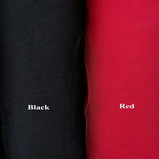 1 Yard Crystal Tulle Mesh Fabric Sheer Lightweight Polyester 58&ndash;59 inches Wide Red {1}