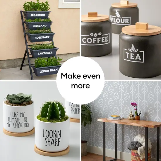 Value Permanent Vinyl - 50ft Rainbow Sampler, 12in x 12in Sheets (50 Count) {5}