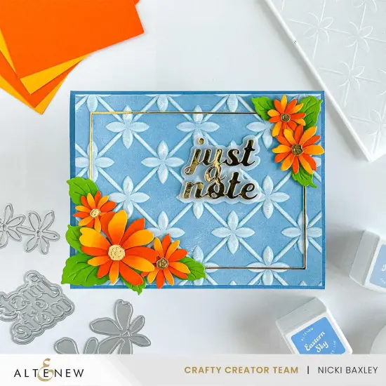 Petal Palooza 3D Embossing Folder {6}