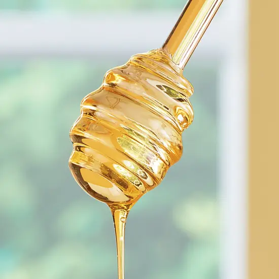 Collections Etc Adorable 2-Piece Glass Beehive Honey Pot Set {5}