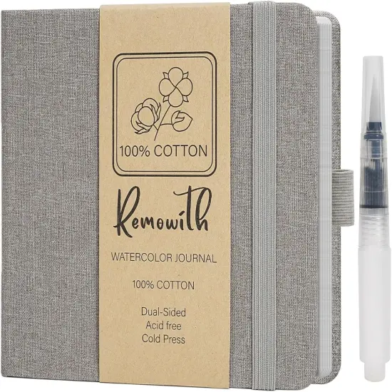 Watercolor Journal Sketchbook - Gray {1}