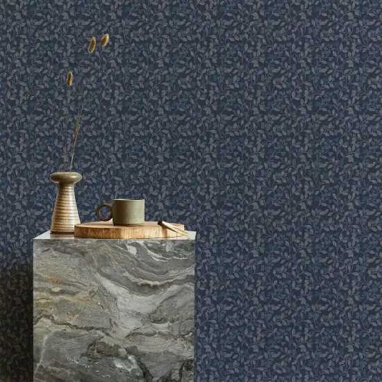 Transform Snowbelle Blue Peel & Stick Wallpaper {4}